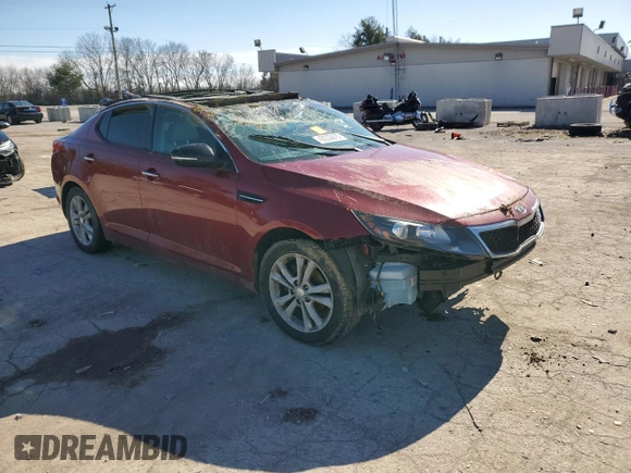 2012 Kia Optima EX with VIN 5XXGN4A71CG042148, listed as a Copart auction lot 45535675 with Not Provided miles and Salvage Title. Bid and sale history available at DreamBid. Image 4.