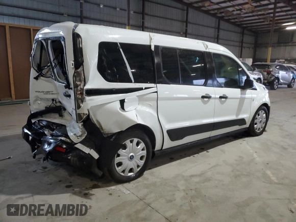 2021 Ford Transit Connect XL with VIN NM0GS9E20M1501412, listed as a Copart auction lot 88017445 with 23,315 mi miles and Salvage title. Bid and sale history available at DreamBid. Image 3.