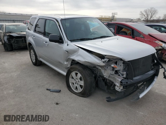 2008 Mercury Mariner with VIN 4M2CU91Z58KJ15755, listed as a Copart auction lot 50168565 with 130,883 mi miles and Salvage Title. Bid and sale history available at carsss.com. Image 4.