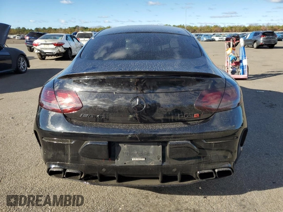 2017 Mercedes-Benz C 63 S AMG with VIN WDDWJ8HB9HF482199, listed as a Copart auction lot 80140554 with 36,010 mi miles and Salvage Title. Bid and sale history available at carsss.com. Image 6.