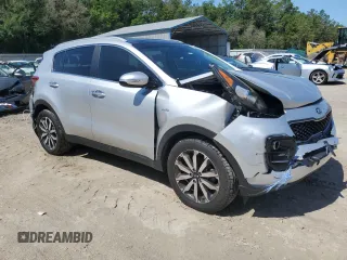 2017 Kia Sportage EX with VIN KNDPNCACXH7271872, listed as a Copart auction lot 57951105 with 107,072 mi miles and Salvage title. Bid and sale history available at DreamBid. Image 4.