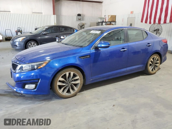 2015 Kia Optima SX with VIN 5XXGR4A79FG464953, listed as a Copart auction lot 49789325 with 138,609 mi miles and Clean Title. Bid and sale history available at carsss.com. Image 1.