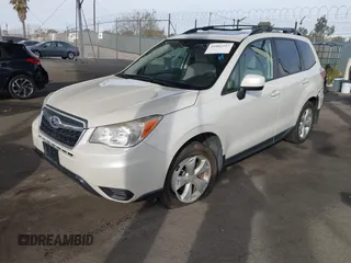 2015 Subaru Forester Premium with VIN JF2SJAFCXFH489984, listed as a IAAI auction lot 41082317 with 146,244 mi miles and . Bid and sale history available at DreamBid. Image 16.