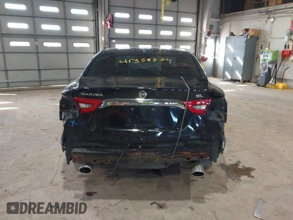 2017 Nissan Maxima SV with VIN 1N4AA6AP7HC405028, listed as a IAAI auction lot 41358504 with 92,231 mi miles. Bid and sale history available at carsss.com. Image 16.
