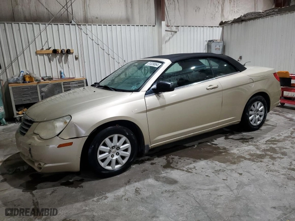 2010 Chrysler Sebring LX with VIN 1C3BC4EB0AN139961, listed as a Copart auction lot 81039864 with 197,923 mi miles and Salvage Title. Bid and sale history available at carsss.com. Image 1.