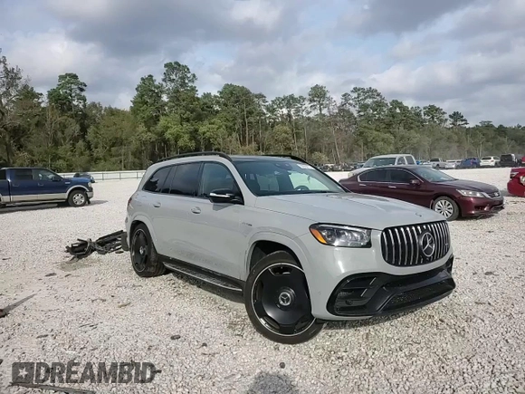 2024 Mercedes-Benz GLS 63 AMG with VIN 4JGFF8KE9RA930014, listed as a Copart auction lot 82650714 with 18,126 mi miles and Clean Title. Bid and sale history available at DreamBid. Image 16.
