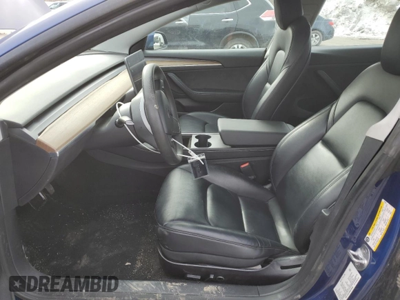2022 Tesla Model 3 Long Range with VIN 5YJ3E1EB6NF190460, listed as a Copart auction lot 46476165 with 65,312 mi miles and Salvage Title. Bid and sale history available at carsss.com. Image 7.