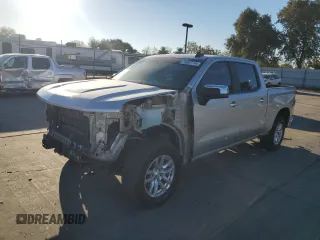 2021 Chevrolet Silverado 1500 LT with VIN 3GCPWCET0MG138897, listed as a Copart auction lot 73697714 with 46,157 mi miles and Salvage Title. Bid and sale history available at DreamBid. Image 1.