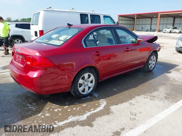 2010 Kia Optima LX z VIN KNAGG4A88A5435095, wystawiony jako IAAI lot #42085605 z przebiegiem 188 685 mil mil oraz . Historia ofert i sprzedaży dostępna na DreamBid. Obrazek 4.