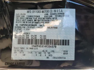 2004 Ford Mustang GT Deluxe z VIN 1FAFP45X14F206570, wystawiony jako Copart lot #48405375 z przebiegiem 103 563 mil mil oraz Szkody całkowita. Historia ofert i sprzedaży dostępna na DreamBid. Obrazek 12.