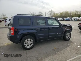 2014 Jeep Patriot Altitude with VIN 1C4NJPBA1ED689841, listed as a Copart auction lot 53427925 with 168,601 mi miles and Salvage title. Bid and sale history available at DreamBid. Image 3.