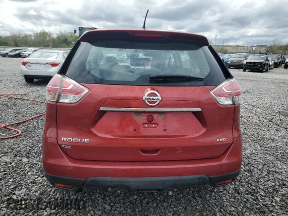 2016 Nissan Rogue SV with VIN KNMAT2MV5GP697440, listed as a Copart auction lot 50920905 with 114,193 mi miles and Salvage Title. Bid and sale history available at carsss.com. Image 6.