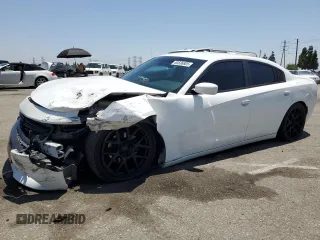 2015 Dodge Charger SXT with VIN 2C3CDXHG7FH773519, listed as a Copart auction lot 60536805 with 93,278 mi miles and Salvage title. Bid and sale history available at DreamBid. Image 1.