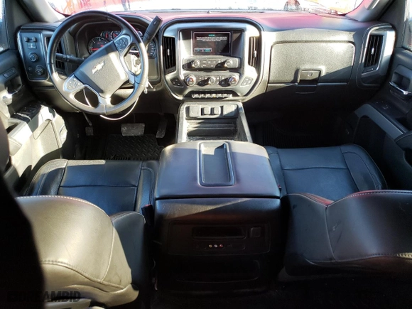 2015 Chevrolet Silverado 1500 LTZ with VIN 3GCUKSEJXFG124659, listed as a Copart auction lot 84235544 with 159,963 mi miles and Salvage Title. Bid and sale history available at carsss.com. Image 8.