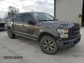 2017 Ford F-150 XL with VIN 1FTEW1EP4HFB03334, listed as a Copart auction lot 80623344 with 123,193 mi miles and Salvage Title. Bid and sale history available at carsss.com. Image 4.