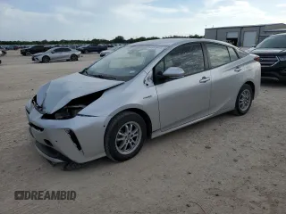 2022 Toyota Prius L Eco with VIN JTDKAMFU9N3167048, listed as a Copart auction lot 53555445 with 54,563 mi miles and Salvage Title. Bid and sale history available at carsss.com. Image 1.