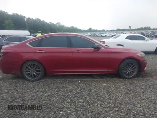 2018 Genesis G80 Sport with VIN KMHGN4JB4JU225812, listed as a IAAI auction lot 42314901 with 109,005 mi miles and . Bid and sale history available at DreamBid. Image 13.