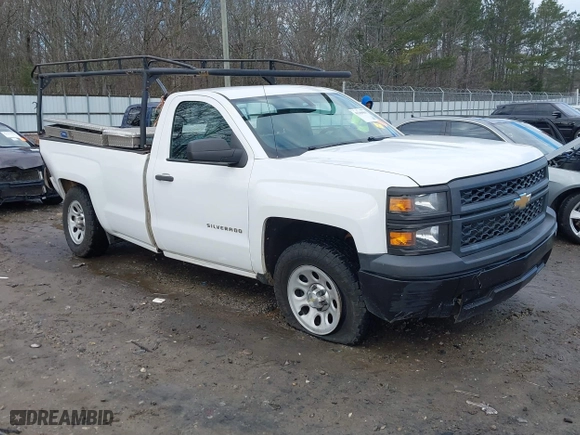 2015 Chevrolet Silverado 1500 Work Truck with VIN 1GCNCPEC1FZ402817, listed as a IAAI auction lot 41209001 with 200,234 mi miles. Bid and sale history available at carsss.com. Image 1.