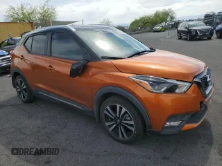 2019 Nissan Kicks SR with VIN 3N1CP5CU3KL562052, listed as a Copart auction lot 53169145 with 66,770 mi miles and Salvage Title. Bid and sale history available at carsss.com. Image 4.