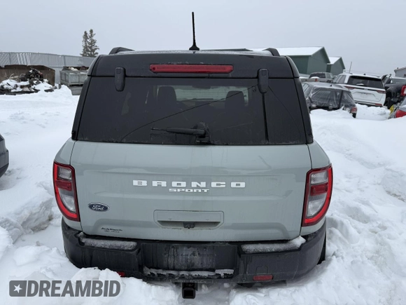 2021 Ford Bronco Sport Outer Banks with VIN 3FMCR9C68MRA13717, listed as a Copart auction lot 51311205 with 75,685 mi miles and Salvage title. Bid and sale history available at DreamBid. Image 6.