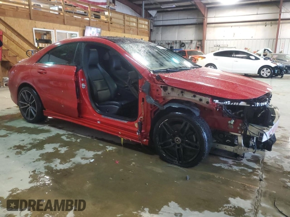 2018 Mercedes-Benz CLA 250 with VIN WDDSJ4EB6JN607294, listed as a Copart auction lot 44976164 with 65,192 mi miles and . Bid and sale history available at DreamBid. Image 4.