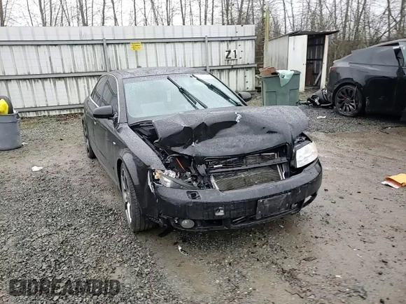 2004 Audi A4 3.0L with VIN WAULT68E54A027800, listed as a Copart auction lot 84886194 with 0 mi miles and Salvage Title. Bid and sale history available at carsss.com. Image 10.