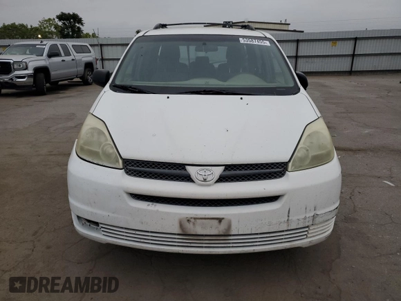 2004 Toyota Sienna CE with VIN 5TDZA23C34S157840, listed as a Copart auction lot 53587455 with 168,925 mi miles and Salvage Title. Bid and sale history available at carsss.com. Image 5.