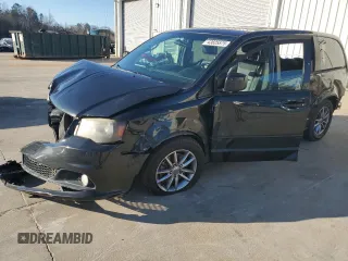 2014 Dodge Grand Caravan R/T with VIN 2C4RDGEGXER181356, listed as a Copart auction lot 43825575 with 177,337 mi miles and Salvage Title. Bid and sale history available at DreamBid. Image 1.