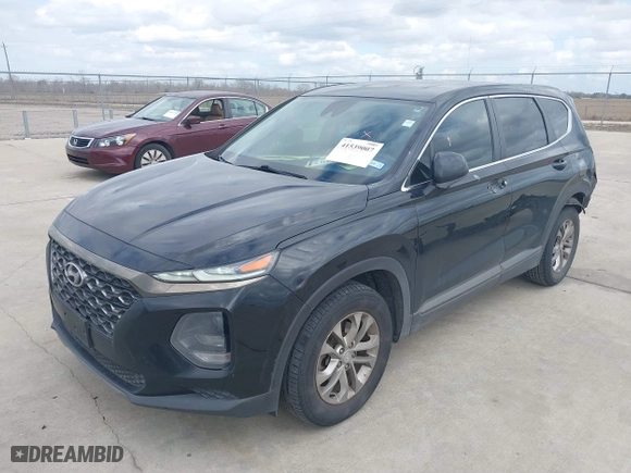 2019 Hyundai Santa Fe SE with VIN 5NMS23AD1KH074388, listed as a IAAI auction lot 41539007 with 123,570 mi miles. Bid and sale history available at carsss.com. Image 18.