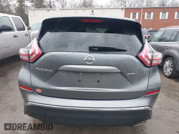 2017 Nissan Murano SL with VIN 5N1AZ2MH0HN186722, listed as a IAAI auction lot 41857991 with 52,845 mi miles and . Bid and sale history available at DreamBid. Image 16.