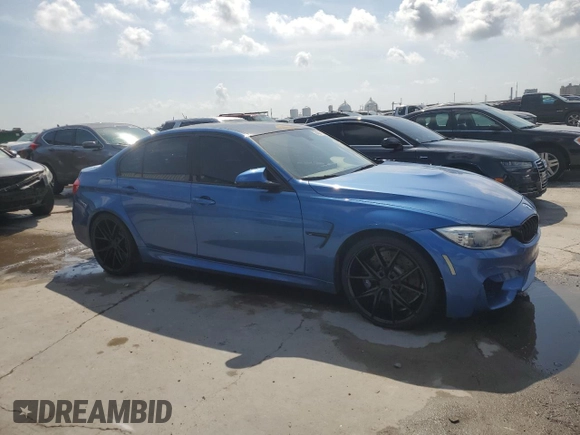 2016 BMW M3 with VIN WBS8M9C59G5D31154, listed as a Copart auction lot 54381145 with 88,259 mi miles and Non repairable. Bid and sale history available at DreamBid. Image 4.