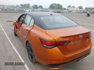 2025 Nissan Sentra SR with VIN 3N1AB8DV1SY278758, listed as a IAAI auction lot 42121523 with 2,866 mi miles and . Bid and sale history available at DreamBid. Image 3.
