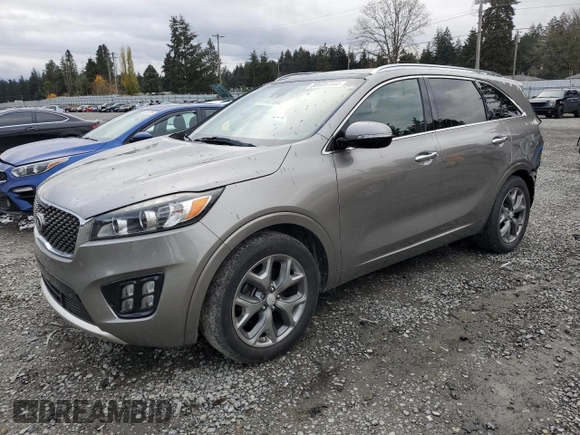 2016 Kia Sorento SXL with VIN 5XYPK4A10GG050814, listed as a Copart auction lot 80686164 with 105,935 mi miles and Salvage Title. Bid and sale history available at carsss.com. Image 1.