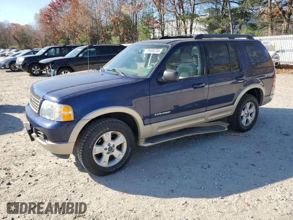 2005 Ford Explorer Eddie Bauer with VIN 1FMZU74EX5UA84429, listed as a Copart auction lot 79400234 with 86,629 mi miles and Clean title. Bid and sale history available at DreamBid. Image 1.