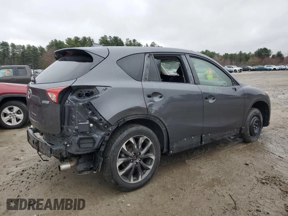 2016 Mazda CX-5 Grand Touring with VIN JM3KE4DY6G0834583, listed as a Copart auction lot 52015905 with 184,741 mi miles and Salvage Title. Bid and sale history available at DreamBid. Image 3.