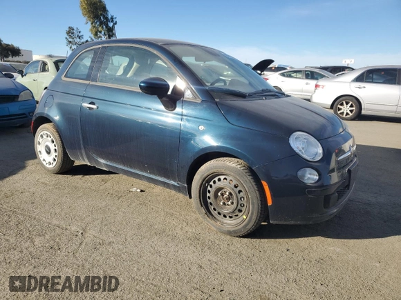 2014 FIAT 500 Pop with VIN 3C3CFFAR4ET275770, listed as a Copart auction lot 88255185 with 0 mi miles and Clean Title. Bid and sale history available at carsss.com. Image 4.