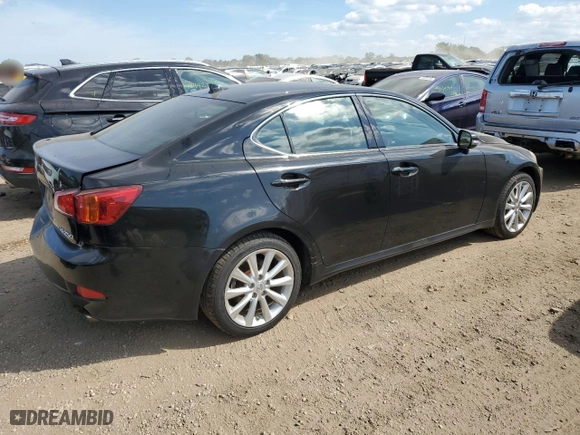 2010 Lexus IS 250 with VIN JTHCF5C27A5039015, listed as a Copart auction lot 70007494 with 172,052 mi miles and Salvage Title. Bid and sale history available at carsss.com. Image 3.