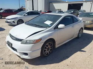 2008 Honda Civic Cpe Si with VIN 2HGFG21538H702379, listed as a IAAI auction lot 41647511 with 137,917 mi miles. Bid and sale history available at carsss.com. Image 2.