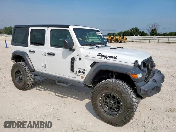 2020 Jeep Wrangler Unlimited Sport с VIN 1C4HJXDG6LW252353, выставлен на аукционе Copart как лот 56556425 с пробегом 114 144 миль миль и Списание • Salvage title. История ставок и продаж доступна на DreamBid. Изображение 4.