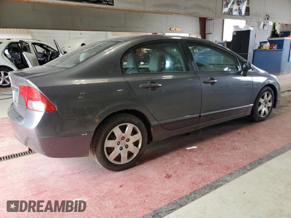 2011 Honda Civic LX with VIN 19XFA1F5XBE048843, listed as a Copart auction lot 56518765 with 108,607 mi miles and Clean Title. Bid and sale history available at DreamBid. Image 3.