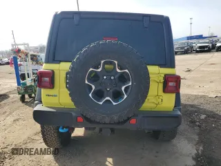 2023 Jeep Wrangler Rubicon with VIN 1C4JJXR61PW524833, listed as a Copart auction lot 48577425 with 29,319 mi miles and Non repairable. Bid and sale history available at DreamBid. Image 6.