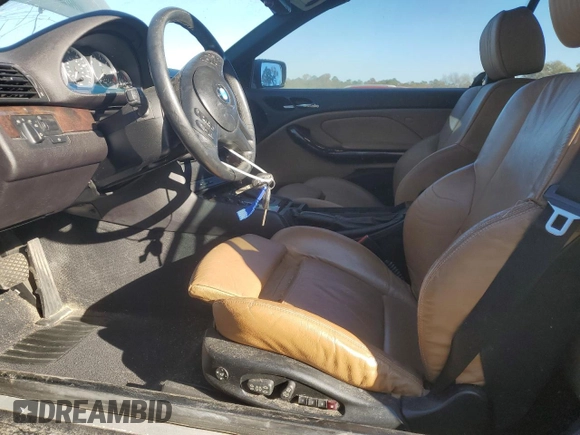 2004 BMW 3 Series 330Ci with VIN WBABW53464PL44025, listed as a Copart auction lot 82416414 with 160,908 mi miles and Salvage Title. Bid and sale history available at carsss.com. Image 7.