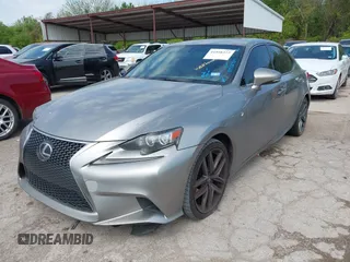 2015 Lexus IS with VIN JTHBF1D22F5055567, listed as a IAAI auction lot 41928372 with 175,725 mi miles. Bid and sale history available at carsss.com. Image 6.