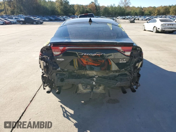 2022 Kia Stinger GT2 with VIN KNAE55LC9N6104515, listed as a Copart auction lot 83811534 with 35,042 mi miles and Salvage Title. Bid and sale history available at DreamBid. Image 6.