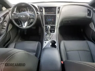 2021 Infiniti Q50 Signature Edition with VIN JN1EV7CP9MM703669, listed as a Copart auction lot 54861195 with 50,856 mi miles and Salvage title. Bid and sale history available at DreamBid. Image 8.