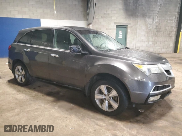 2010 Acura MDX with VIN 2HNYD2H28AH525520, listed as a Copart auction lot 50780235 with 250,830 mi miles and Salvage Title. Bid and sale history available at carsss.com. Image 4.