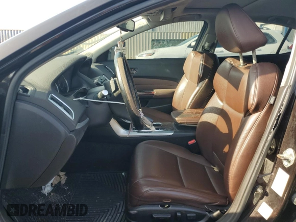 2016 Acura TLX with VIN 19UUB1F34GA001113, listed as a Copart auction lot 61598035 with 127,792 mi miles and Salvage title. Bid and sale history available at DreamBid. Image 7.