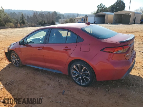 2021 Toyota Corolla XSE with VIN 5YFT4MCE8MP095984, listed as a Copart auction lot 42487805 with 30,548 mi miles and Salvage Title. Bid and sale history available at carsss.com. Image 2.