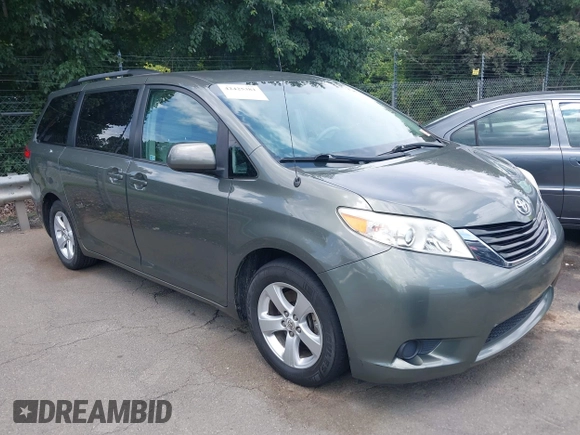 2011 Toyota Sienna LE AAS with VIN 5TDKK3DC6BS156696, listed as a IAAI auction lot 42425381 with 161,787 mi miles and . Bid and sale history available at DreamBid. Image 1.