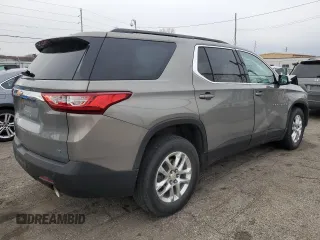 2019 Chevrolet Traverse LT Cloth z VIN 1GNERGKW0KJ129768, wystawiony jako Copart lot #50124355 z przebiegiem 66 056 mil mil oraz Szkoda całkowita • Salvage title. Historia ofert i sprzedaży dostępna na DreamBid. Obrazek 3.
